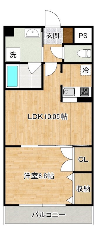 エステイト外園 306号室 間取り