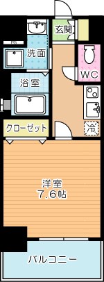 内山神岳ビル 501号室 間取り