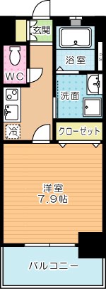 内山神岳ビル 405号室 間取り