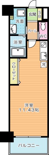 ERUZA GLANZ黄金（エルザグランツ黄金） 505号室 間取り
