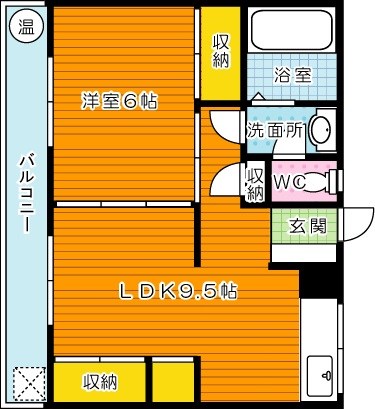 足立レジデンス(分譲賃貸) 間取り図