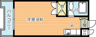 本松ビル 501号室 間取り