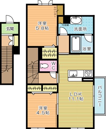 サングリーン桜丘 間取り図