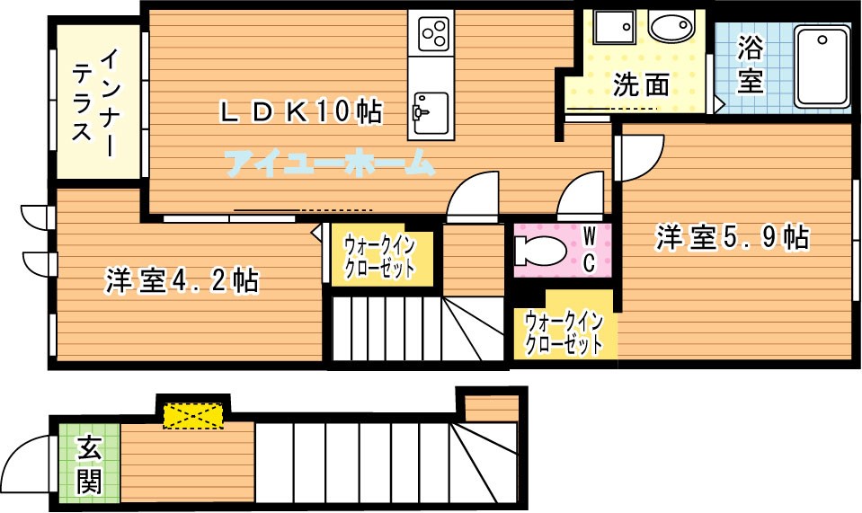 ポートボヌール 間取り図