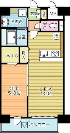 LEGEND紺屋町（レジェンド紺屋町） 1304号室 間取り