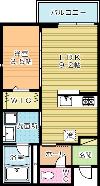 YOURMAISON萩崎町（ユアメゾン萩崎町） 201号室 間取り