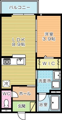 YOURMAISON萩崎町（ユアメゾン萩崎町） 203号室 間取り