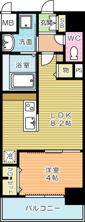 LEGEND紺屋町（レジェンド紺屋町） 901号室 間取り