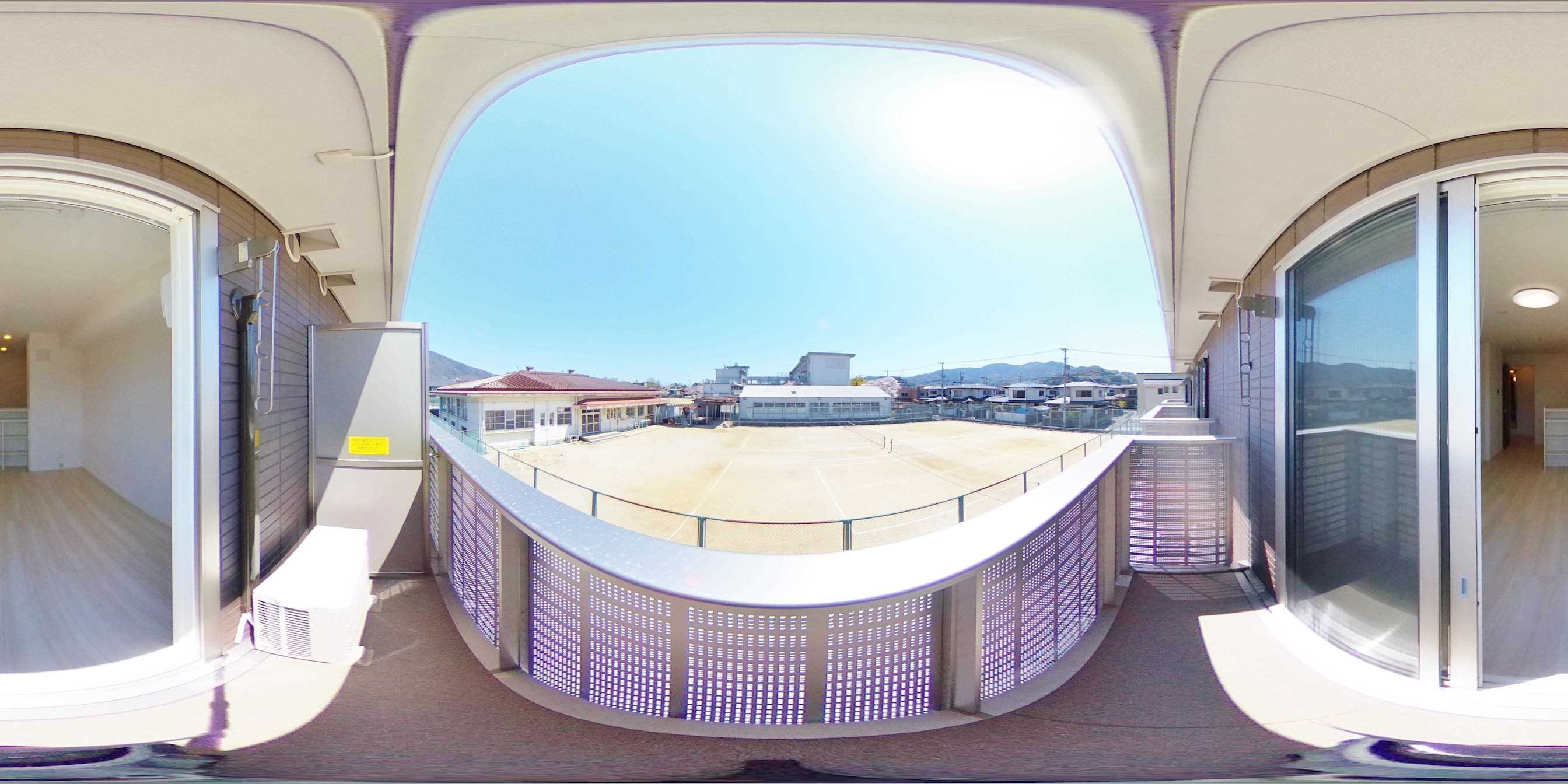 セジュール横代 ベランダ