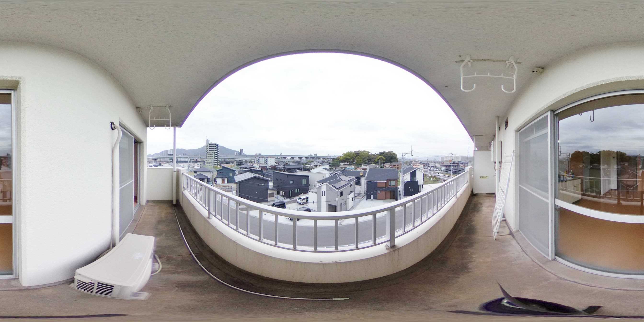 グリーンハイツうえだ ベランダ