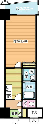 ロイヤルノースナイン 1003号室 間取り