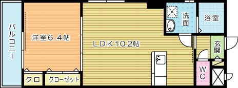 Hamiel真鶴（ハミエル真鶴） 506号室 間取り