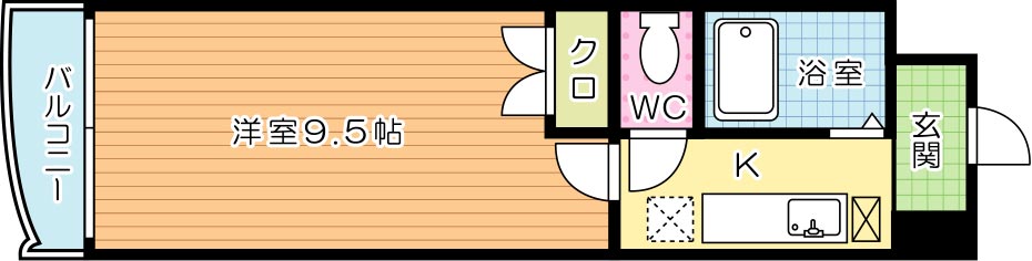 ロイヤルトレンディ 602号室 間取り