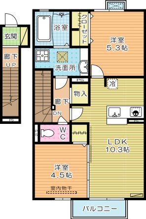 シーズンさくら 間取り図