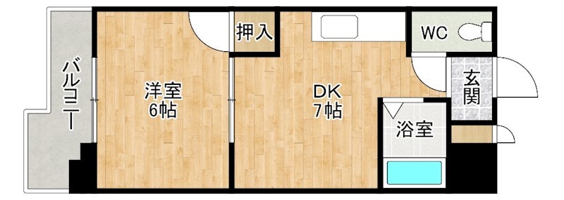 ヴィレッジ皆好園 411号室 間取り