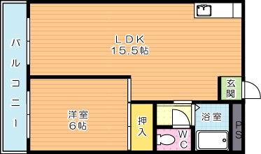 ディアライフ千防 306号室 間取り
