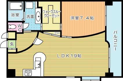 ウィングスミュゼ 902号室 間取り