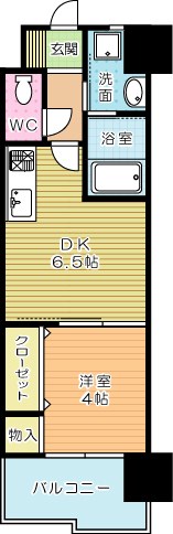 ONE　PROJECT三萩野（ワンプロジェクト三萩野） 1103号室 間取り