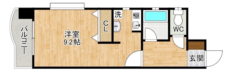 シェリール片野通り 305号室 間取り