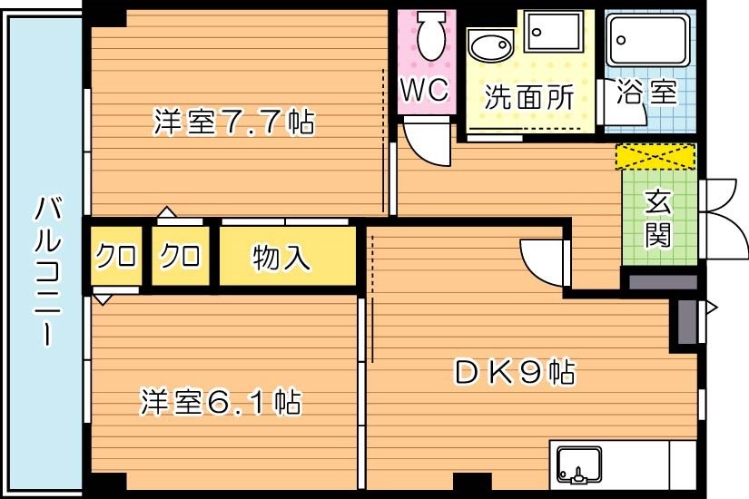 シティフォート　 間取り図