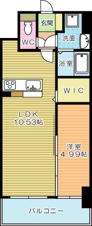エストラーダ小倉  303号室 間取り