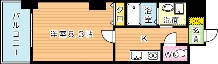 MDIプロスコルディア黒崎駅前 間取り図