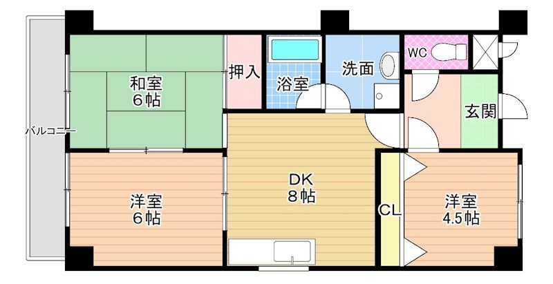 シェーネルボーネン 間取り図