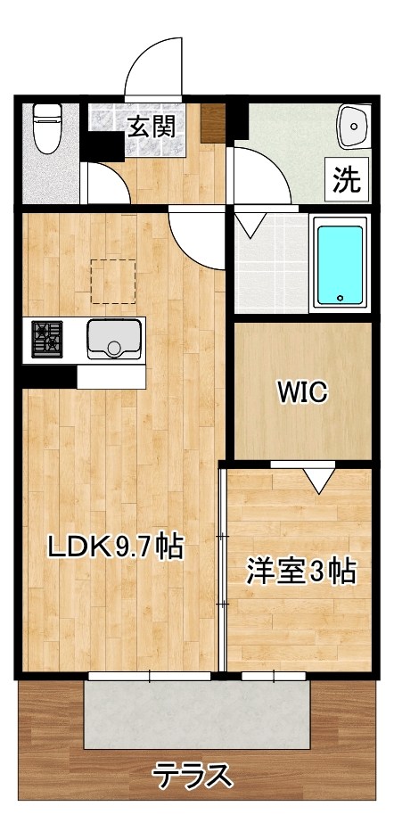 アルタヴィラ 103号室 間取り