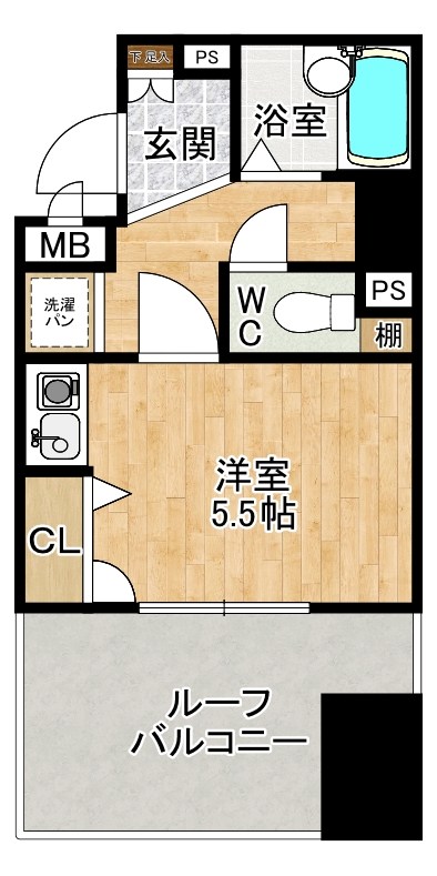 ライオンズマンション三萩野駅前 904号室 間取り