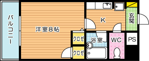 アンデックス折尾 間取り図