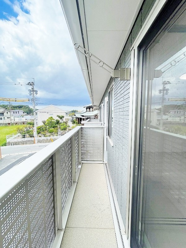 メルヴェーユ下城野Ⅱ ベランダ