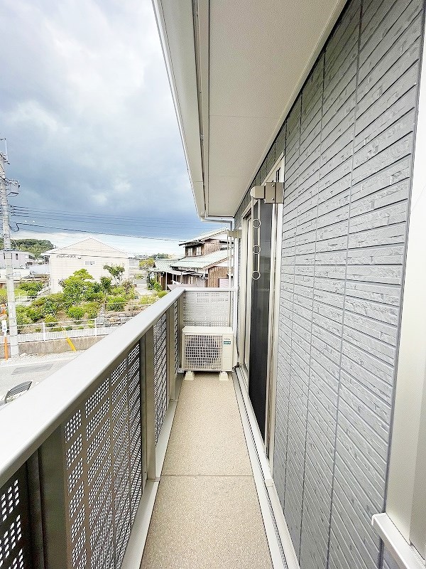 メルヴェーユ下城野Ⅱ ベランダ
