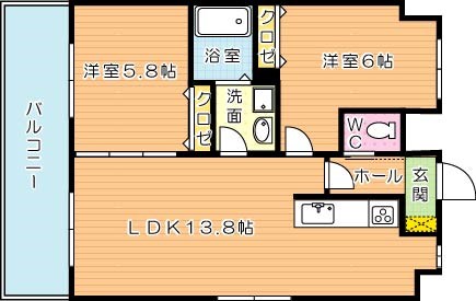 ヴァルトハヤシⅠ 間取り図