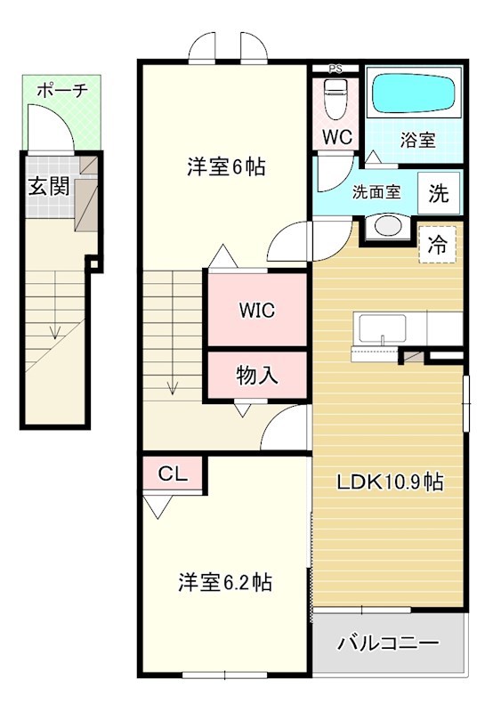 レジデンス　ソレイユ  間取り図