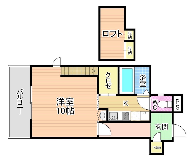 ウエルネス緑ヶ丘 206号室 間取り