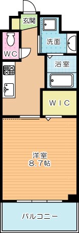 グランジャー小倉 203号室 間取り