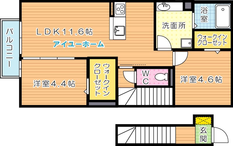 ポルタ宮前 間取り図