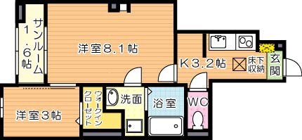 クロスハーバーⅡ 間取り