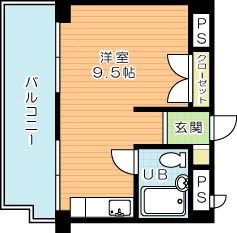 小川レジデンス２ 502号室 間取り
