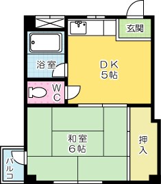 井ビル 401号室 間取り