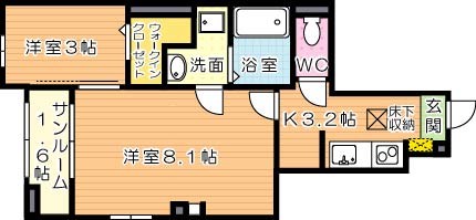 フレッシュリーⅡ　A 間取り図