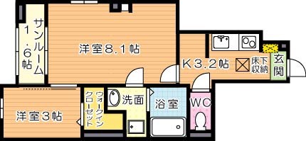 フレッシュリーⅡ　A 間取り