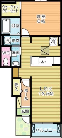 キーミーユー 103号室 間取り