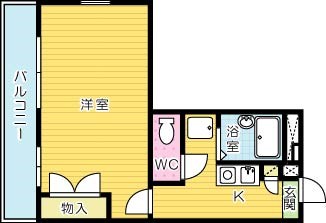 守恒ガーデンヒルズ 301号室 間取り