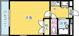 守恒ガーデンヒルズ 104号室 間取り