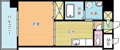渡邊ビルⅡ 802号室 間取り