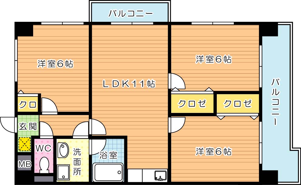 第４晴和ビル 間取り図