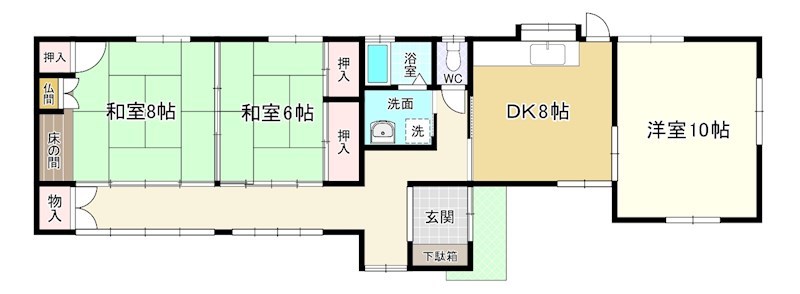 山手二丁目戸建 間取り