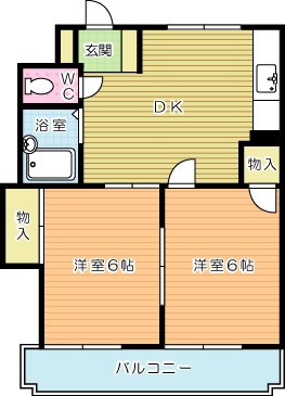 シャトレ熊本 間取り図