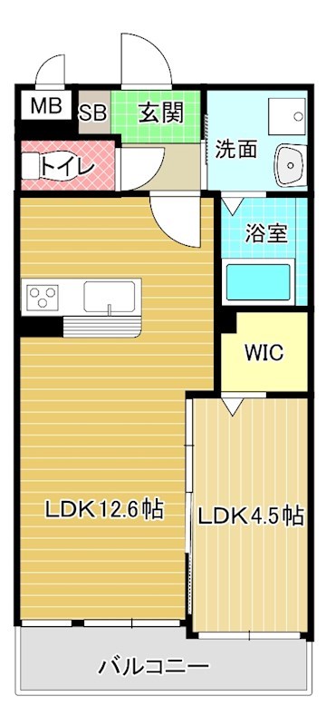 ＫＩＲＡＹＡＥＳＵ（キラヤエス） 205号室 間取り